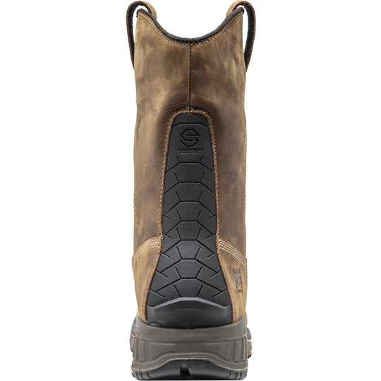 Timberland PRO Men's Helix Heavy Duty Composite Toe Waterproof Wellington Work Boot - Brown - TB1A1XFX214 - Overlook Boots