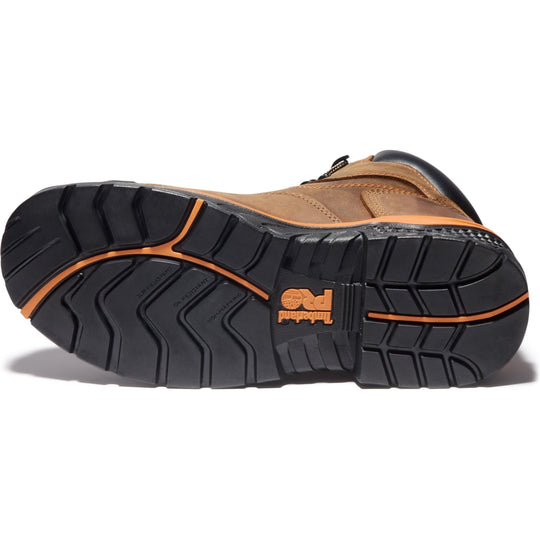 Timberland PRO Men's Bosshog 6" Composite Toe Waterproof Work Boot - Brown/Orange - TB1A1XK1214 - Overlook Boots