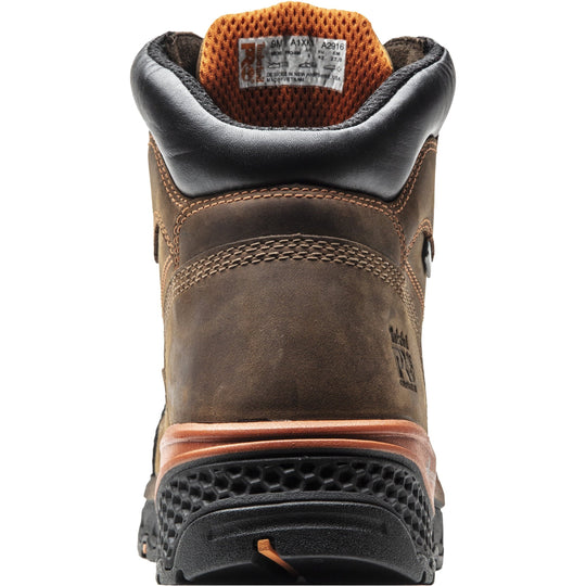 Timberland PRO Men's Bosshog 6" Composite Toe Waterproof Work Boot - Brown/Orange - TB1A1XK1214 - Overlook Boots