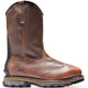 Timberland Pro Men's True Grit 10" Composite Toe Waterproof Internal Met Guard Pull-On Work Boot - Brown - TB1A25F5214 - Overlook Boots