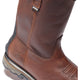 Timberland Pro Men's True Grit 10" Composite Toe Waterproof Internal Met Guard Pull-On Work Boot - Brown - TB1A25F5214 - Overlook Boots