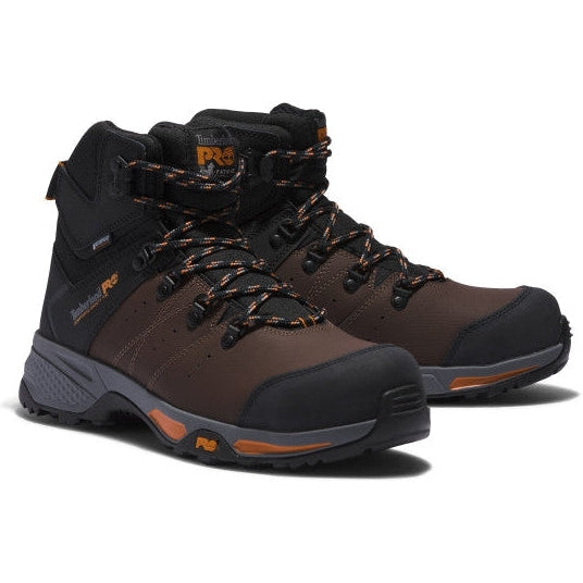Timberland Pro Men's Switchback Composite Toe Waterproof Hiker Work Boot TB1A2B52214 7 / Medium / Brown - Overlook Boots