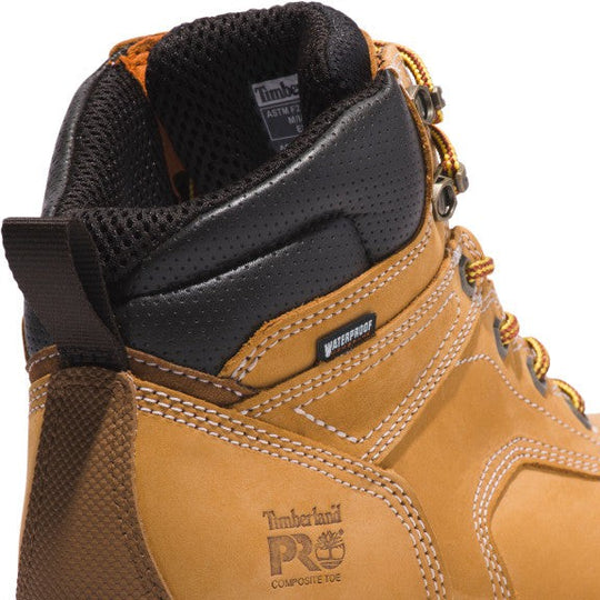 Timberland PRO Men's Titan EV 6" Composite Toe Waterproof Work Boot - Wheat - TB1A5Q82231 - Overlook Boots