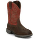Tony Lama Men's Junction 11" Steel Toe Waterproof Western Work Boot -Brown- RR3352 7 / Medium / Brown - Overlook Boots