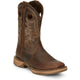 Tony Lama Men's Rasp 11" Square Toe Western Work Boot- Brown- RR3364 7 / Medium / Brown - Overlook Boots