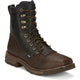 Tony Lama Men's High Range 8" Composite Toe Waterproof Western Work Boot - Pecan Brown - TW3430 8 / Medium / Brown - Overlook Boots