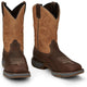 Tony Lama Men's Junction 11" Steel Toe Western Work Boot -Brown- RR3350 - Overlook Boots