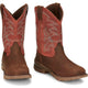 Tony Lama Men's Roustabout 11" Steel Toe Waterproof Western Work Boot -Brown- TW5007 - Overlook Boots