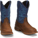 Tony Lama Men's Roustabout 11" Steel Toe Waterproof Western Work Boot - Brown - TW5010 - Overlook Boots