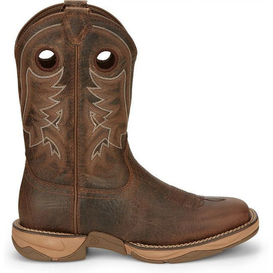Tony Lama Men's Rasp 11" Square Toe Western Work Boot- Brown- RR3364 - Overlook Boots