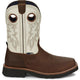 Tony Lama Men's Fireball 11" Composite Toe Waterproof Western Work Boot- Brown- TW3302 - Overlook Boots