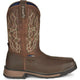 Tony Lama Men's Anchor 11" Composite Toe Waterproof Western Work Boot -Brown- TW3415 - Overlook Boots
