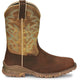Tony Lama Men's Roustabout 11" Steel Toe Waterproof Western Work Boot - Brown - TW5006 - Overlook Boots