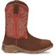 Tony Lama Men's Roustabout 11" Steel Toe Waterproof Western Work Boot -Brown- TW5007 - Overlook Boots