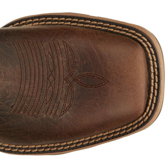 Tony Lama Men's Rasp 11" Square Toe Western Work Boot- Brown- RR3364 - Overlook Boots
