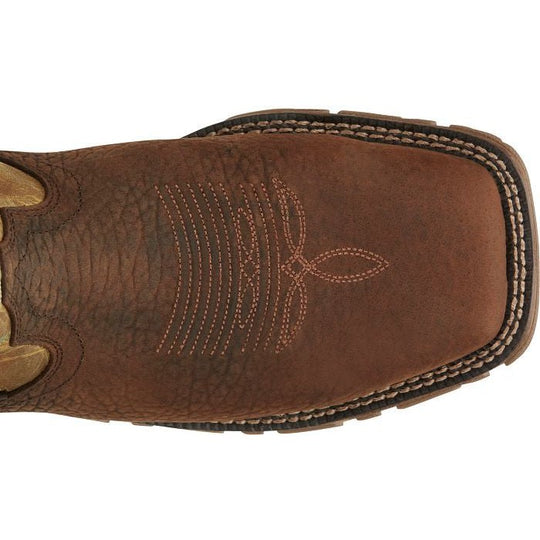 Tony Lama Men's Roustabout 11" Steel Toe Waterproof Western Work Boot - Brown - TW5006 - Overlook Boots