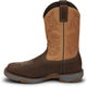 Tony Lama Men's Junction 11" Steel Toe Western Work Boot -Brown- RR3350 - Overlook Boots