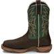 Tony Lama Men's Bartlett 11" Steel Toe Waterproof Western Work Boot -Brown- RR3360 - Overlook Boots