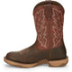 Tony Lama Men's Rasp 11" Wide Round Toe Waterproof Western Work Boot- Brown- RR3362 - Overlook Boots
