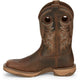Tony Lama Men's Rasp 11" Square Toe Western Work Boot- Brown- RR3364 - Overlook Boots