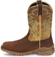 Tony Lama Men's Roustabout 11" Steel Toe Waterproof Western Work Boot - Brown - TW5006 - Overlook Boots