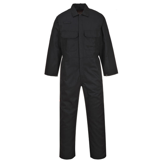 Portwest Bizweld Work FR Coverall - Black - UBIZ1 Medium / Black - Overlook Boots