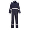 Portwest Bizweld Work Overol Completo Resistente al Fuego (FR), Cinta Reflejante - Azul Marino - UBIZ8