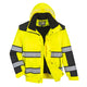 Portwest Hi-Vis 3-in-1 Contrast Winter Bomber Jacket - Yellow/Black - UC466 Small / Yellow - Overlook Boots