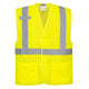 Portwest Economy Hi-Vis Band and Brace Vest - Yellow - 12 Pack - UC492 Small/Medium / Yellow - Overlook Boots
