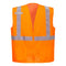Portwest Economy Hi-Vis Mesh External Pocket Vest - Orange - 12 Pack - UC495 Small / Orange - Overlook Boots
