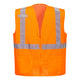 Portwest Economy Hi-Vis Mesh External Pocket Vest - Orange - 12 Pack - UC495 Small / Orange - Overlook Boots