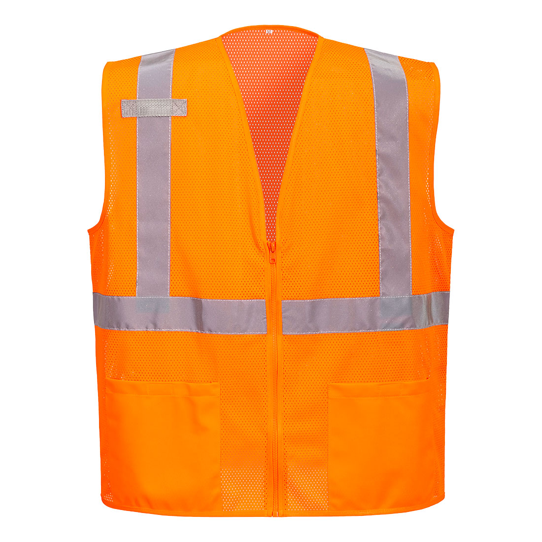Portwest Economy Hi-Vis Mesh External Pocket Vest - Orange - 12 Pack - UC495 Small / Orange - Overlook Boots
