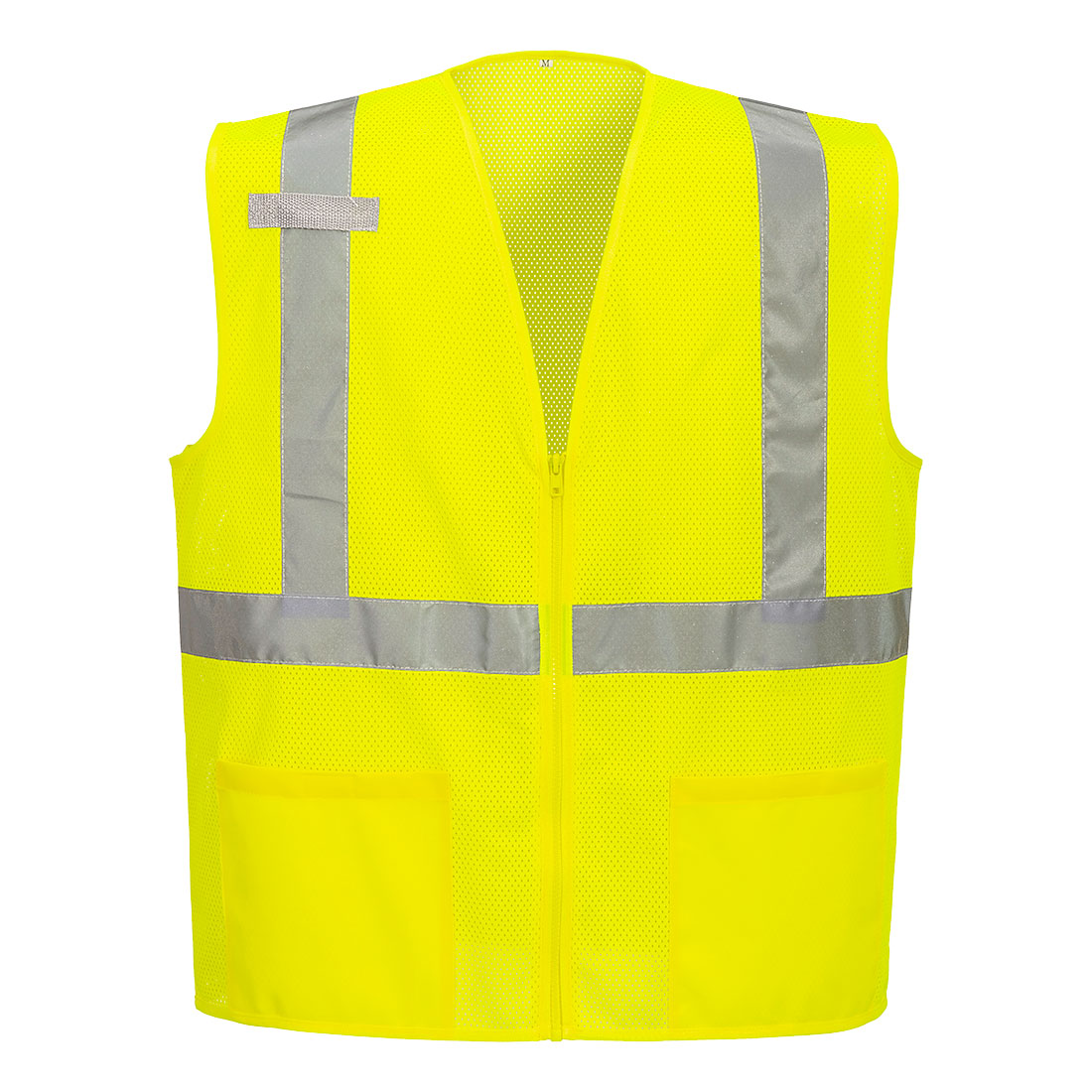 Portwest Economy Hi-Vis Mesh External Pocket Vest - Yellow - 12 Pack - UC495 Small / Yellow - Overlook Boots