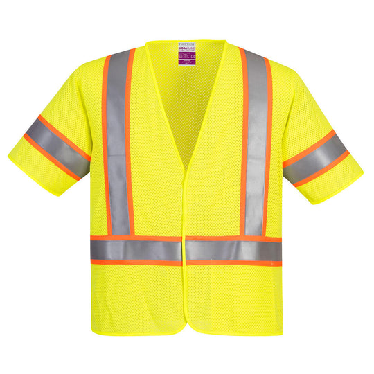 Portwest Modaflame Hi-Vis Class 3 FR Mesh Vest - Yellow - UFR24 Medium / Yellow - Overlook Boots