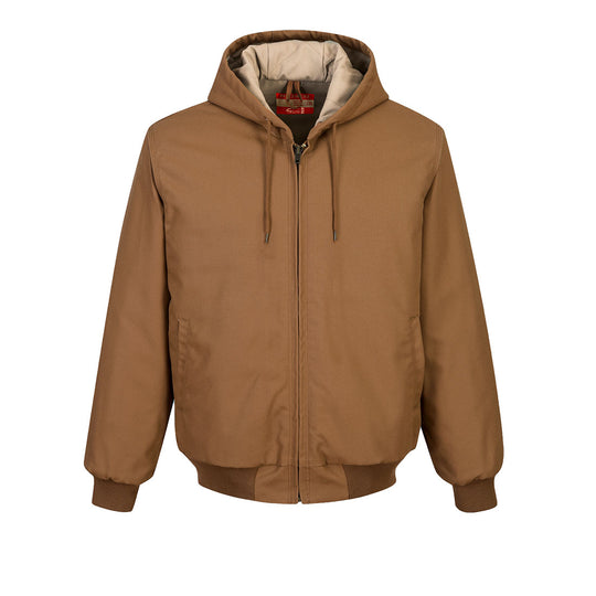 Portwest DuraDuck Flame Quilt Lined FR Jacket - Brown - UFR48 Small / Brown - Overlook Boots