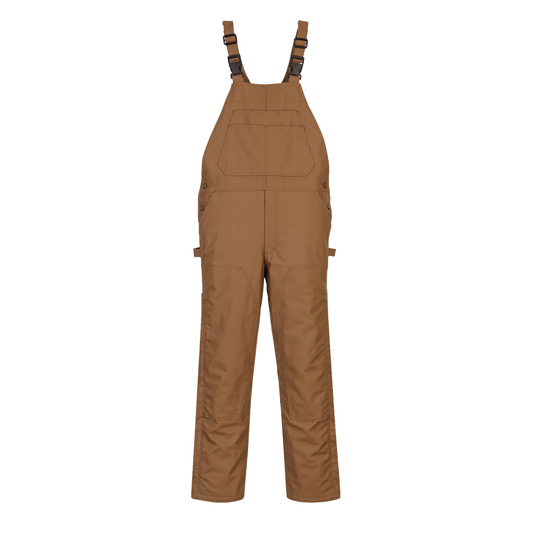 Portwest DuraDuck Flame Quilt Lined FR Bib Overall - Brown - UFR49 Small / Brown - Overlook Boots