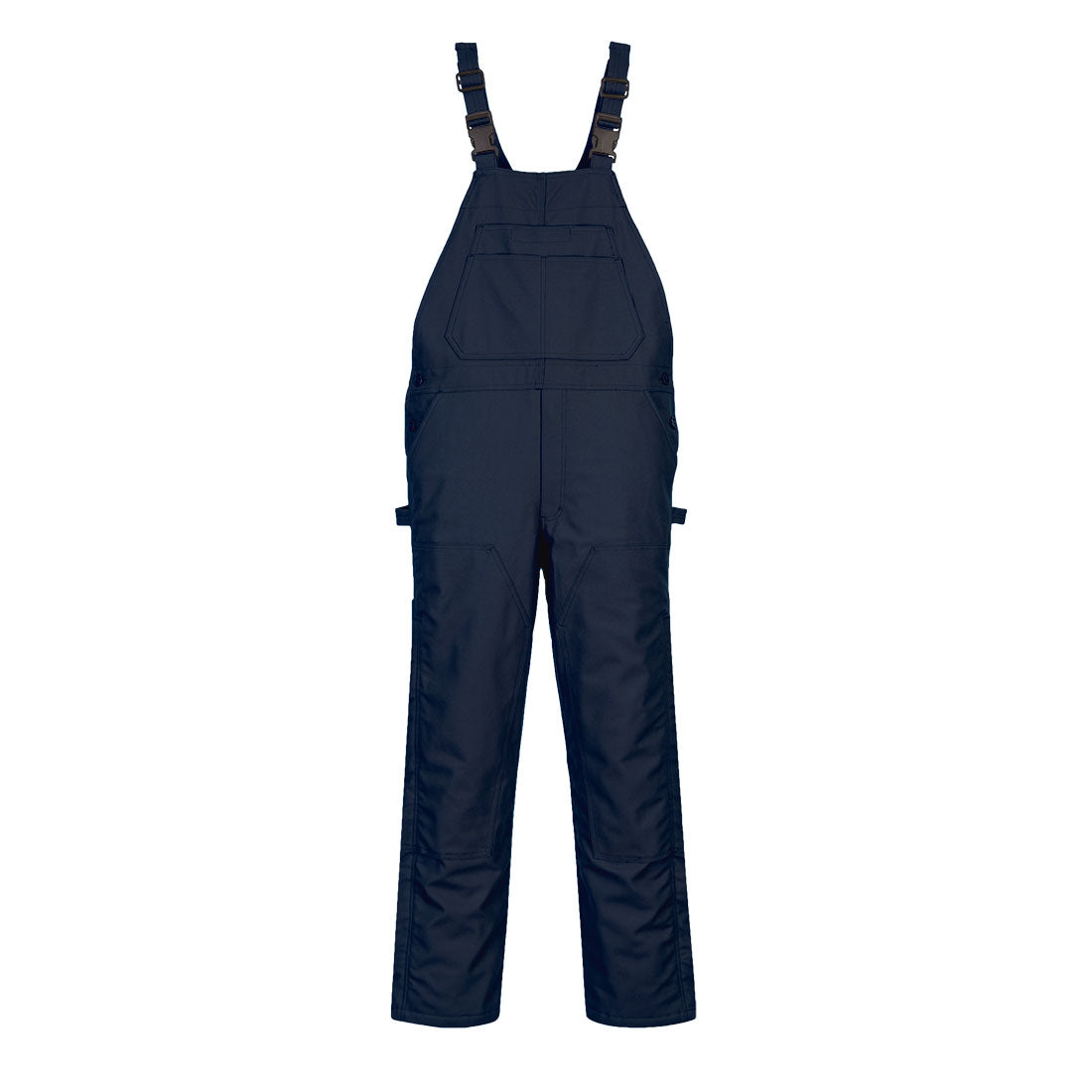 Portwest DuraDuck Flame Quilt Lined FR Bib Overall - Navy - UFR49 Small / Blue / Navy - Overlook Boots
