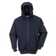 Portwest Modaflame Knit Sudadera con Capucha Resistente al Fuego (FR), Cierre Frontal - Azul Marino - UFR81