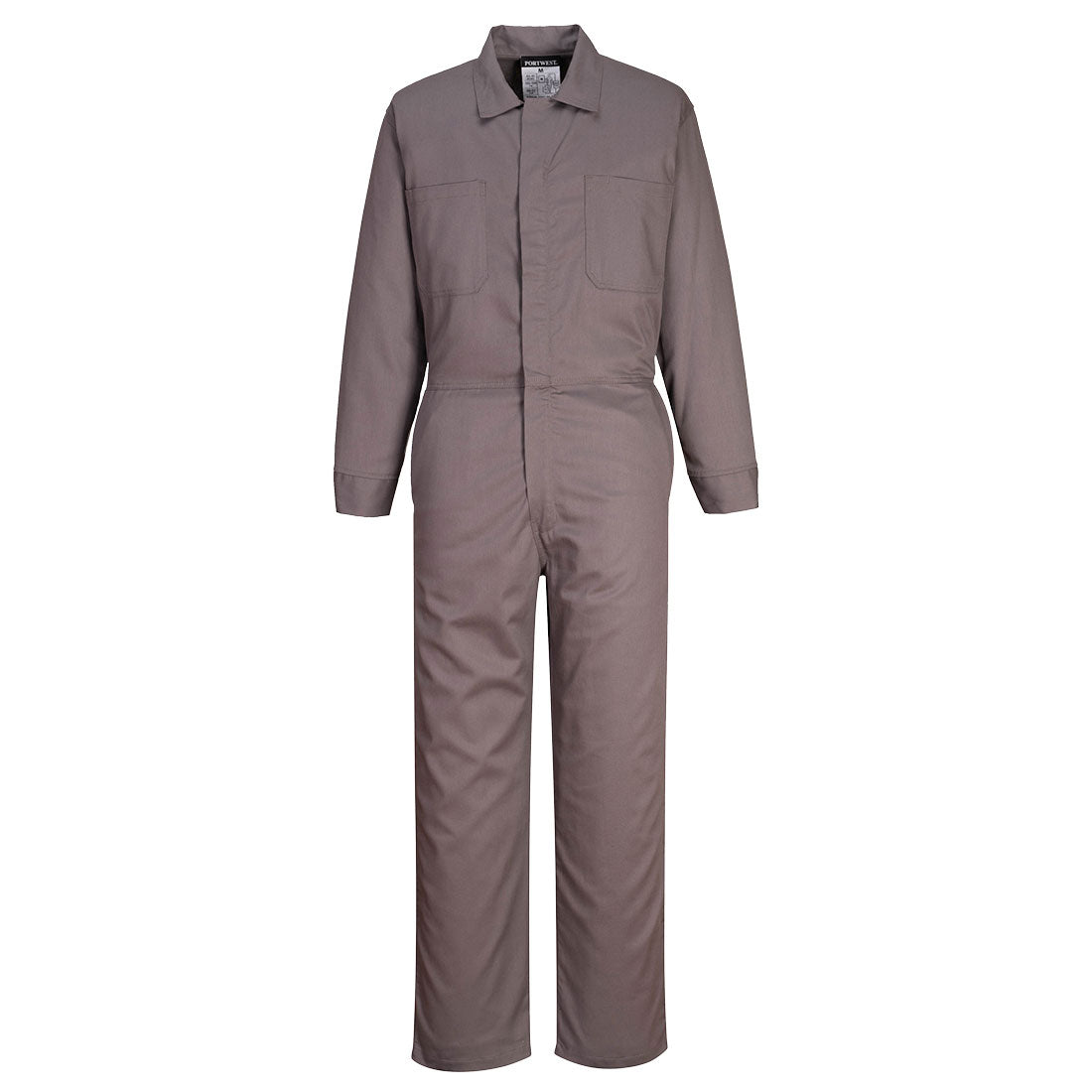 Portwest Bizflame 88/12 Classic FR Coverall - Gray - UFR87 Small / Grey - Overlook Boots