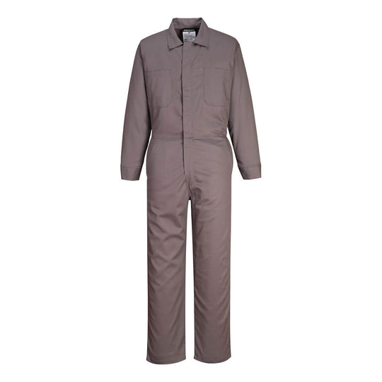 Portwest Bizflame 88/12 Classic FR Coverall - Grey Tall - UFR87 Medium / Grey - Overlook Boots