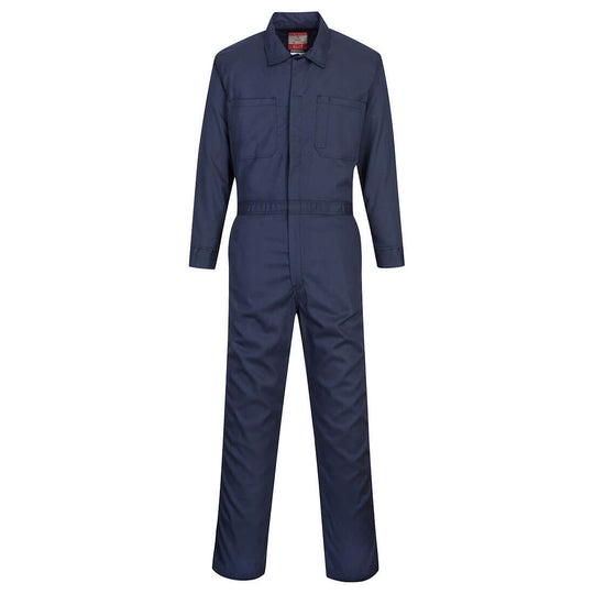 Portwest Bizflame 88/12 Classic FR Coverall - Navy Tall - UFR87 Medium / Blue / Navy - Overlook Boots