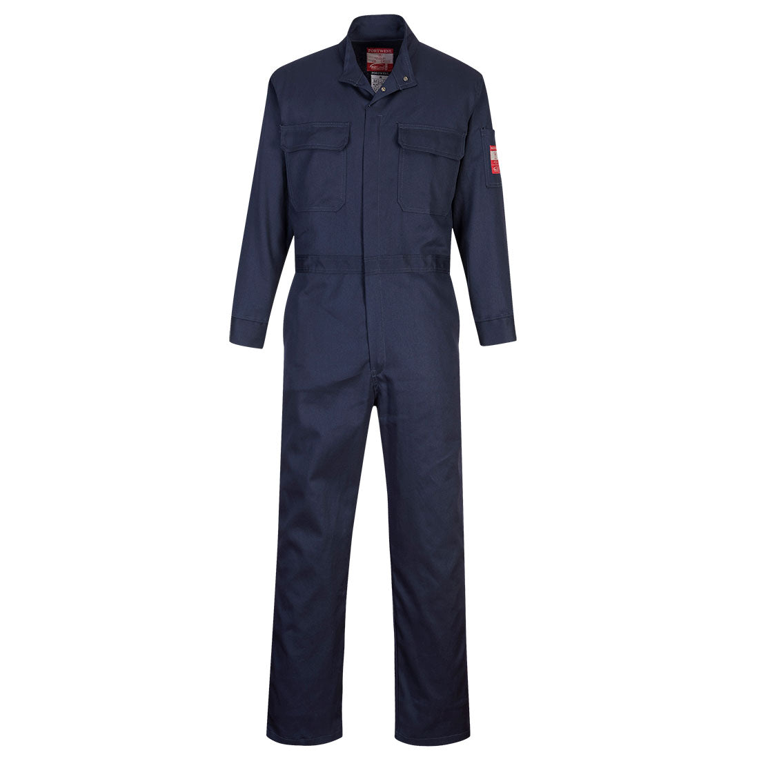 Portwest Bizflame 88/12 FR Coverall - Navy - UFR88 Medium / Blue / Navy - Overlook Boots