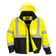 Portwest Hi-Vis 2-in-1 Contrast Bomber Jacket - Yellow/Black - US364 Small / Yellow - Overlook Boots