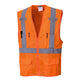 Portwest Atlanta Hi-Vis X Back Executive Vest - Orange - 12 Pack - US370 Medium / Orange - Overlook Boots