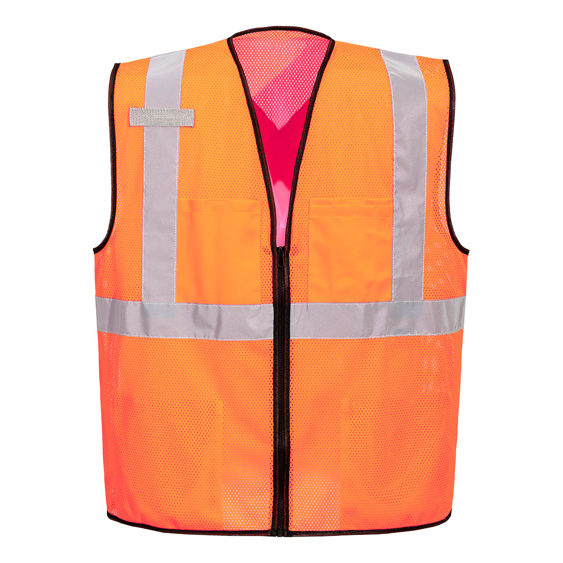 Portwest Tampa Hi-Vis Mesh X-Back Vest - Orange - 12 Pack - US396 Small / Orange - Overlook Boots