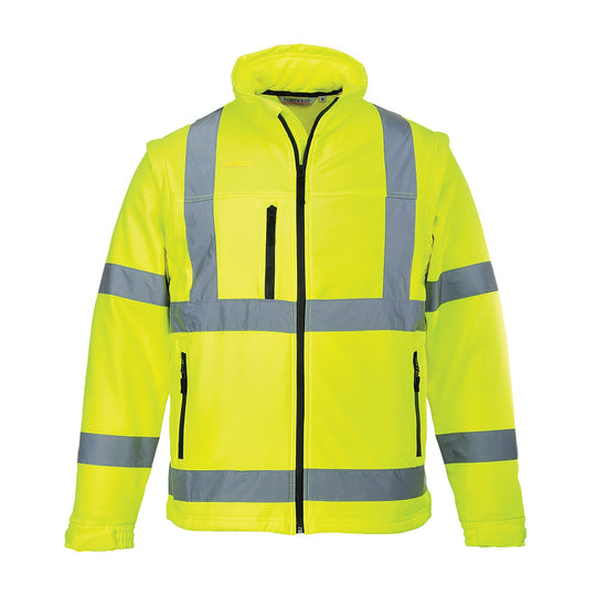 Portwest Hi-Vis 2-in-1 Softshell (3L) - Yellow - US428 Small / Yellow - Overlook Boots