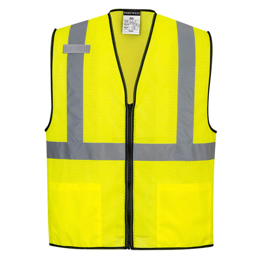 Portwest Alabama Hi-Vis Band and Brace Vest - Yellow - 12 Pack - US580 Small / Yellow - Overlook Boots