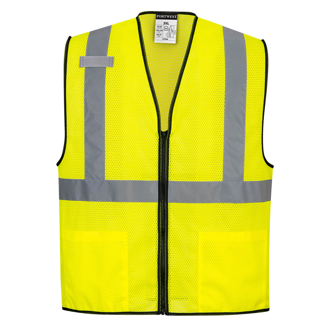 Portwest Alabama Hi-Vis Band and Brace Vest - Yellow - 12 Pack - US580 Small / Yellow - Overlook Boots