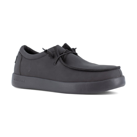 Volcom Men's Chill Composite Toe Slip On Casual Work Shoe - Black - VM30810 7 / Wide / Black - Overlook Boots