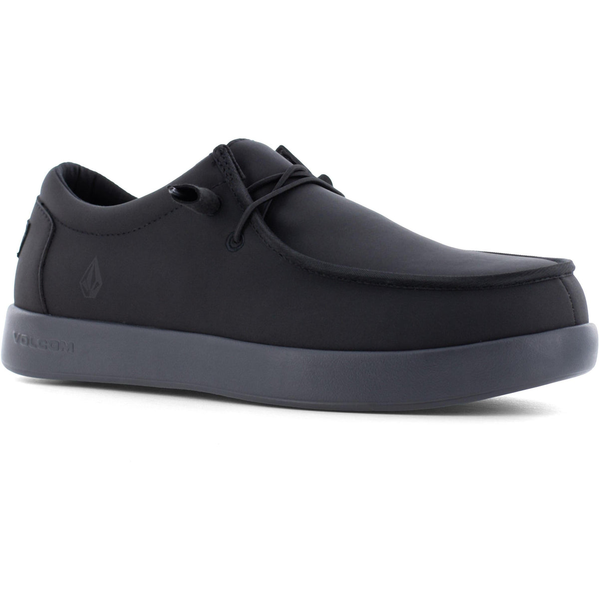 Volcom Women's Chill Comp Toe Slip On Casual Work Shoe- Black- VM30811F 4 / Wide / Black - Overlook Boots